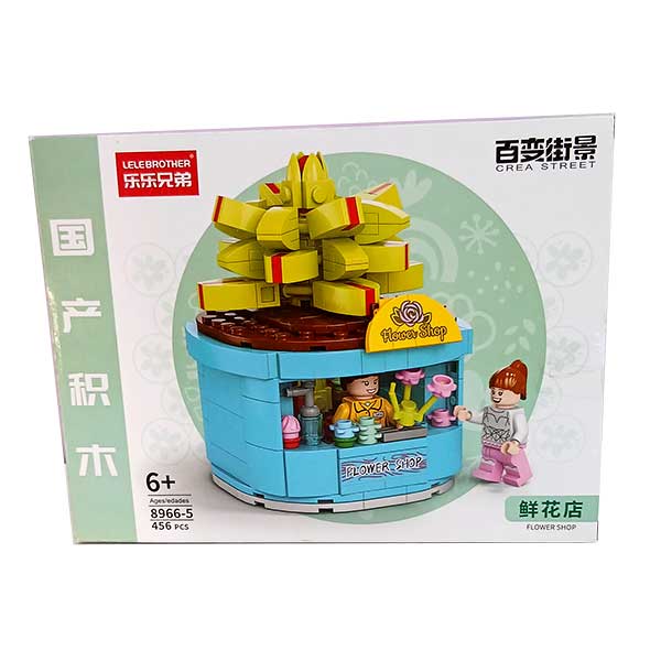 flower-shop-8966-5-box لگو گلفروشی Lele Brother 8966-5