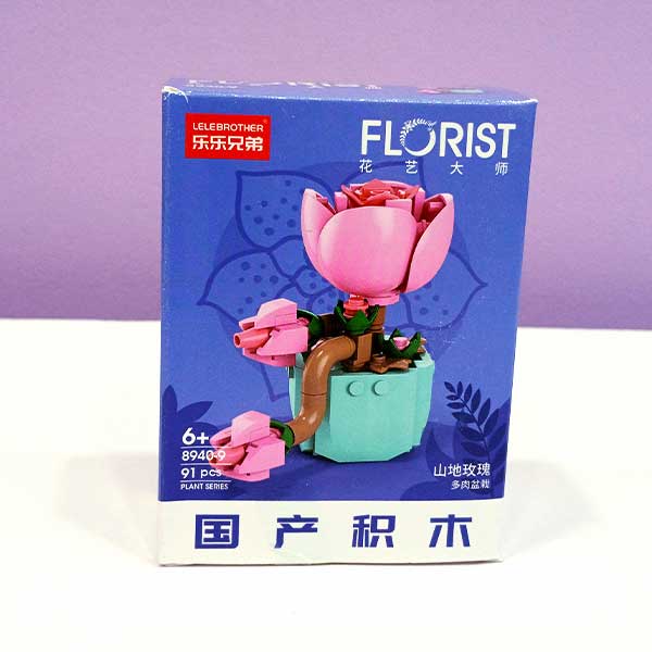 لگو گل کد 8940-9 4 flower-8940-9-box